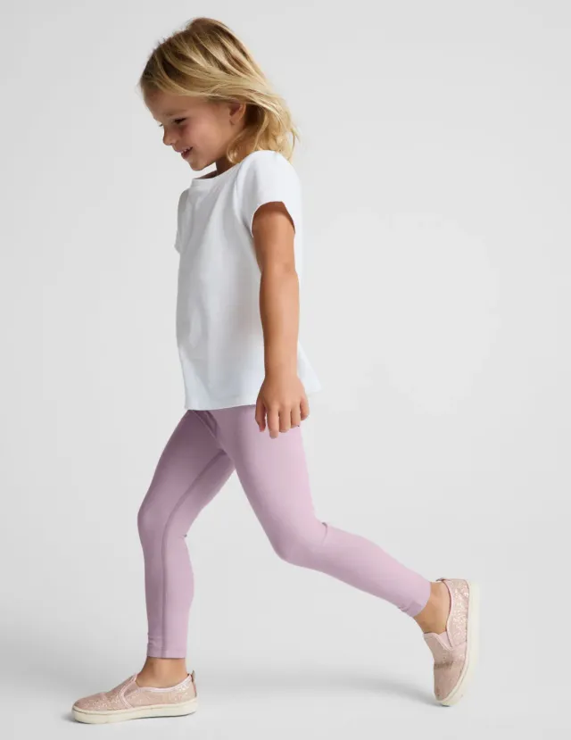 Beyond Yoga Spacedye Toddler Legging barnleggings lavendel stretch