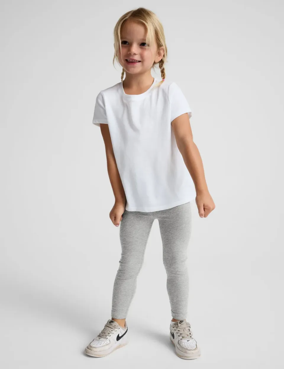 Beyond Yoga Spacedye Toddler Legging barntights Silver Mist mjuk