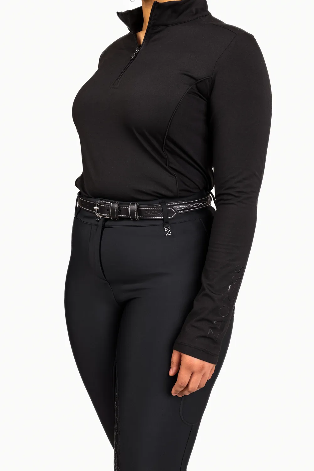 ZacZess Bombay Black Soft ridbyxor svart plus stretch 84% polyester