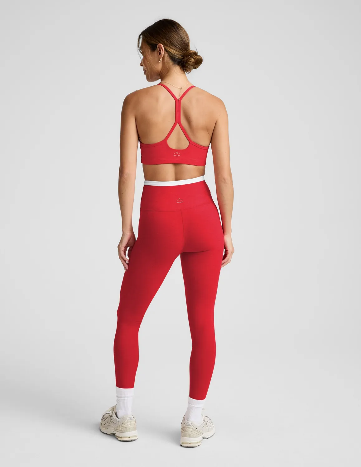 Beyond Yoga Spacedye Outlines High Waisted Midi leggings röd