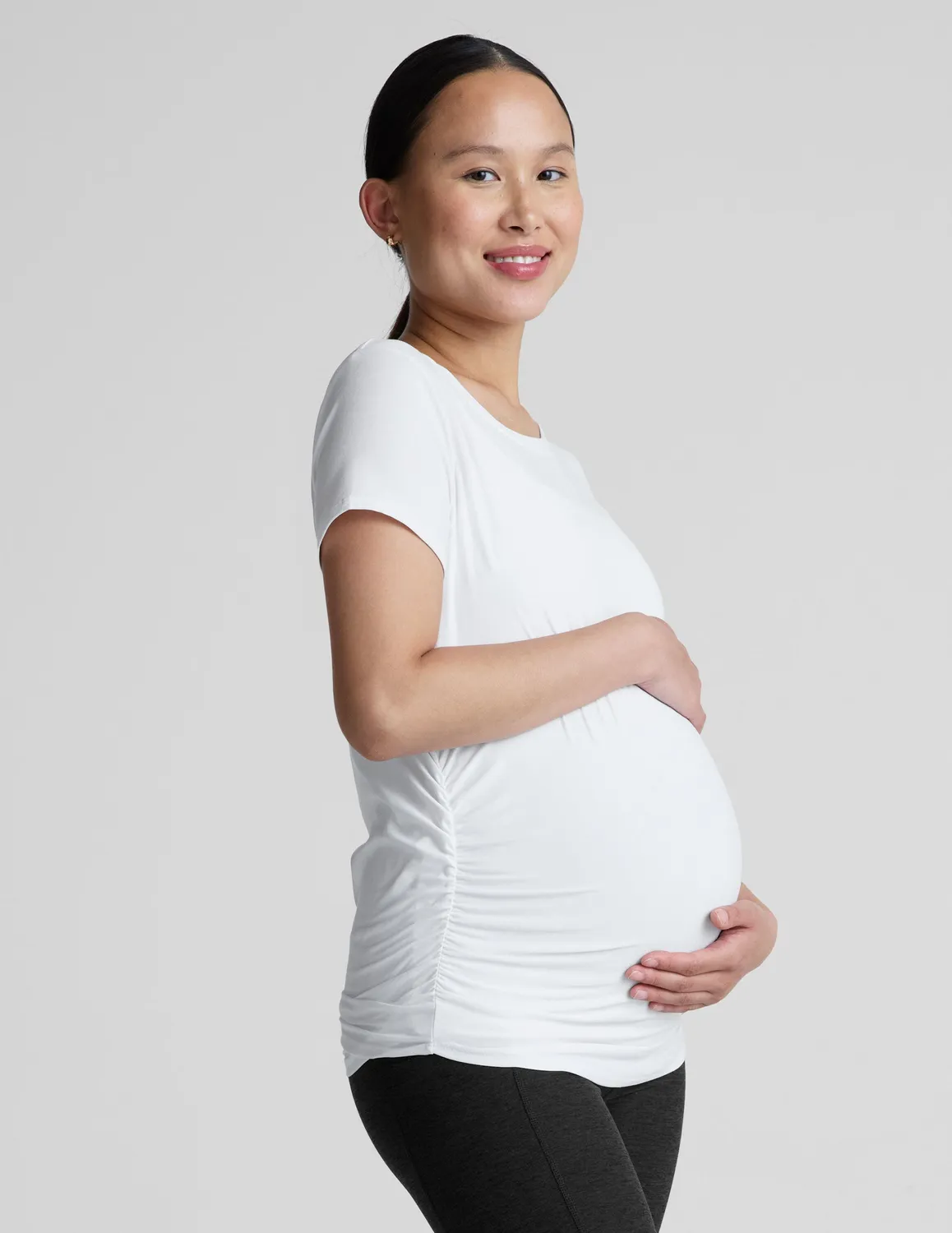 Beyond Yoga Featherweight One Only Maternity t-shirt vit mjuk