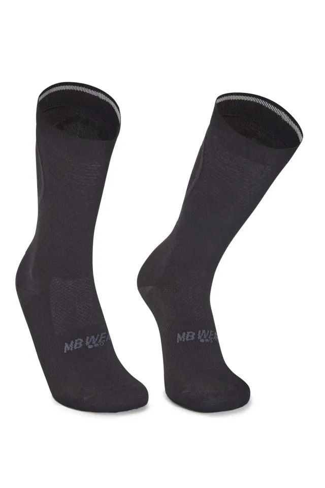 MB Wear Libeccio cykelstrumpor svart merino H20