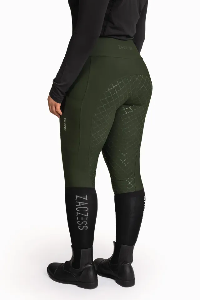 ZacZess Ohio Plus ridleggings emerald full grip ficka