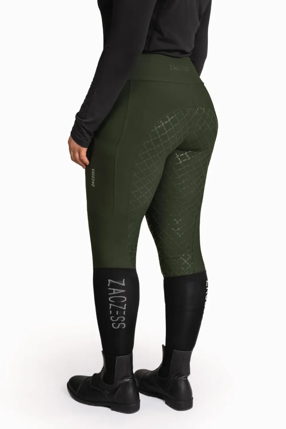 ZacZess Ohio Plus ridleggings emerald full grip ficka