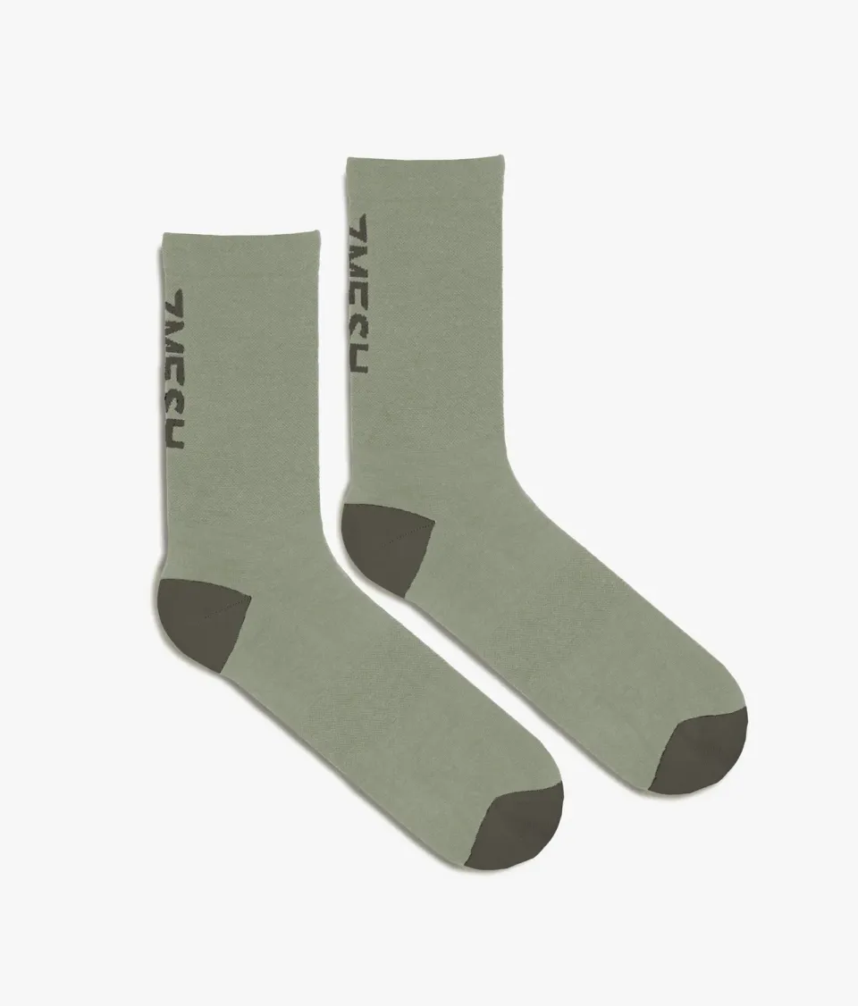 7MESH Ashlu Merino Sock cykelstrumpor Shadow