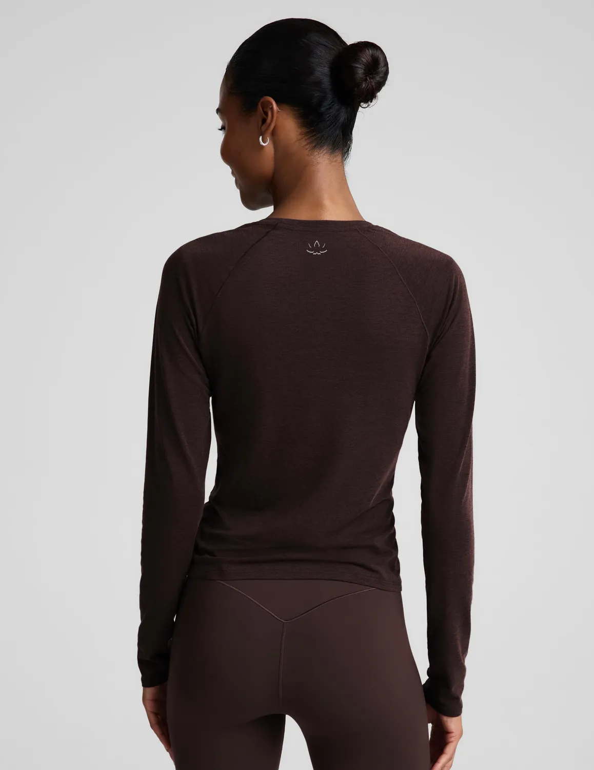 Beyond Yoga Breezeweight Active Long Sleeve träningströja brunlila