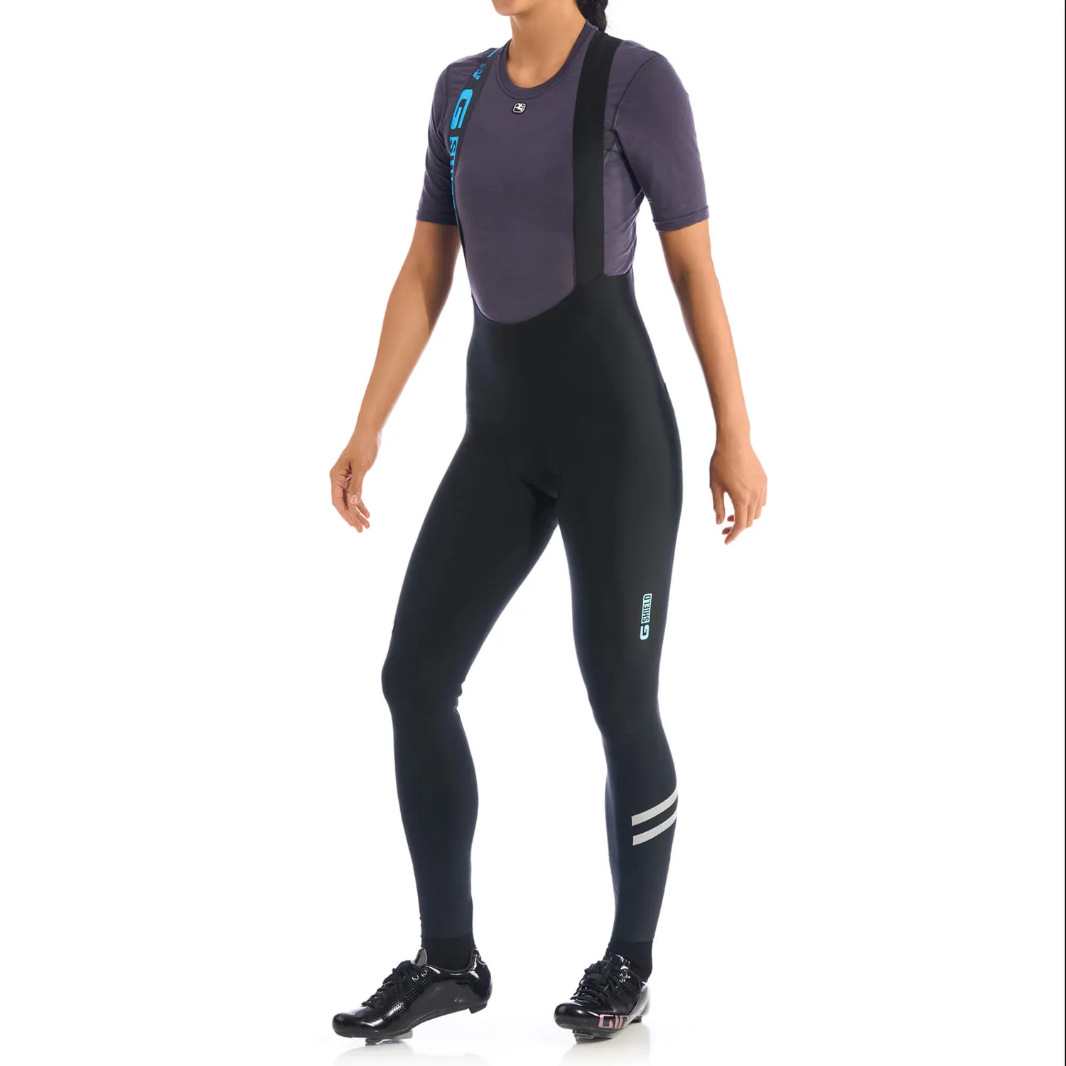 Giordana G-Shield Thermal bib-tights dam svart vinter