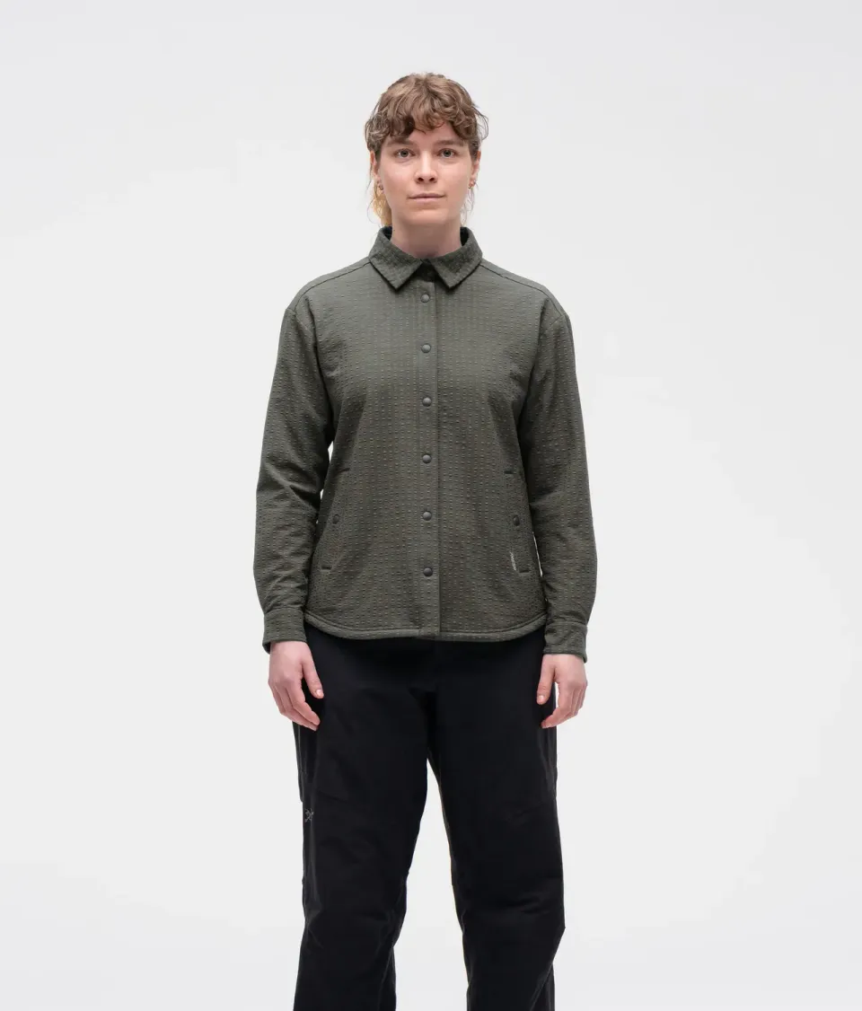 7MESH Chilco Snap Long Sleeve dam skjorta mörkgrå
