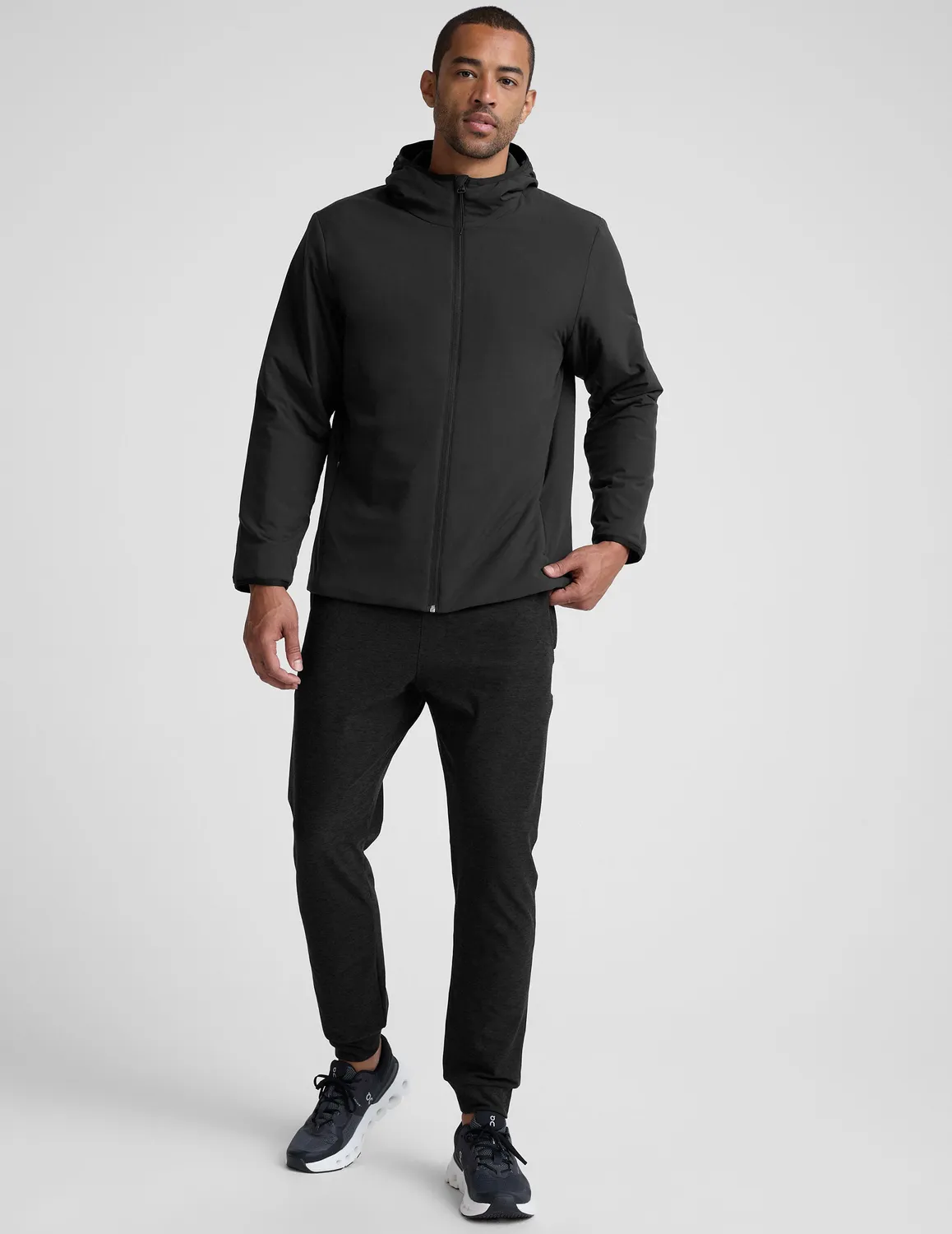 Beyond Yoga In Flight Insulated Hooded Jacket jacka Svart lätt