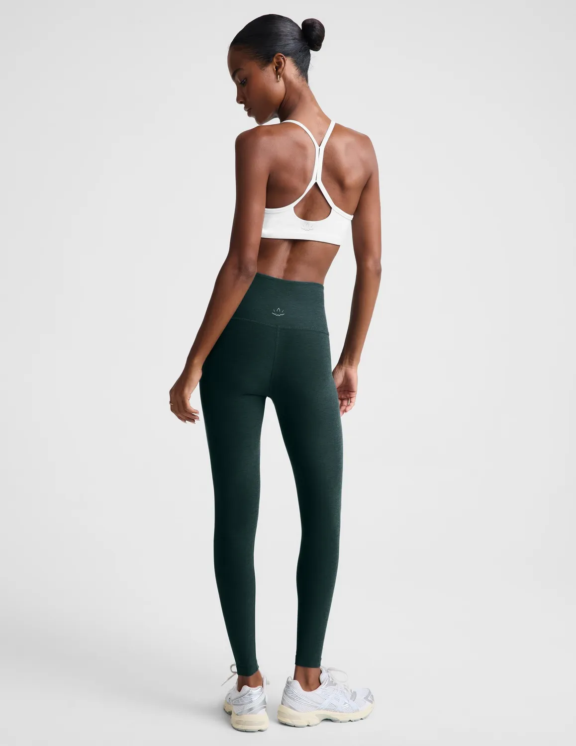 Beyond Yoga Spacedye Vitalize Full Length leggings dark ivy heather hög midja