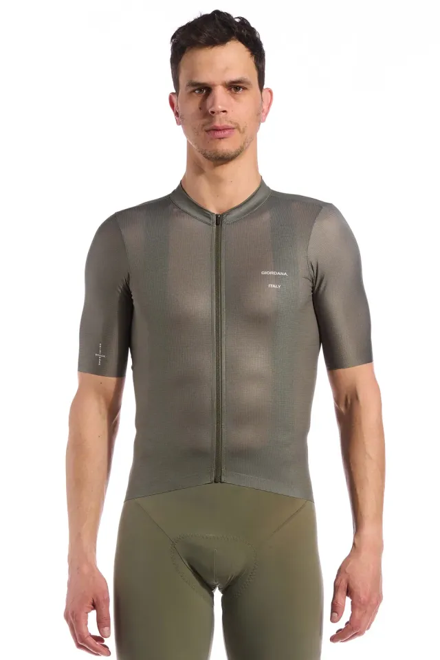 Giordana KB cykeltröja herr Smokey Olive aerodynamisk