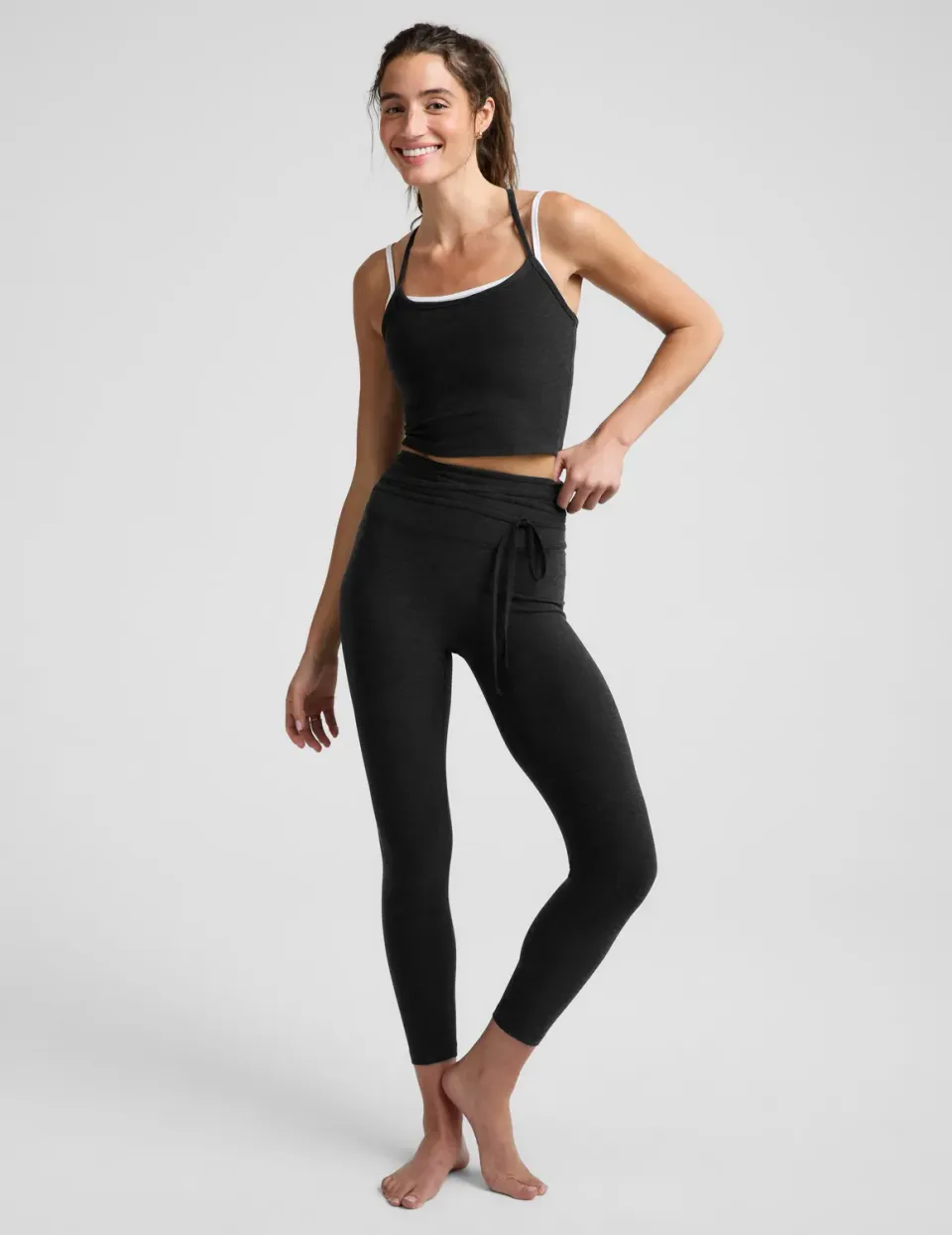 Beyond Yoga Spacedye It's A Tie Legging Darkest Night