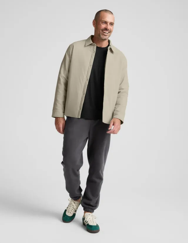 Beyond Yoga LuxeFleece Classic Men's joggerbyxor Black Ash fleece