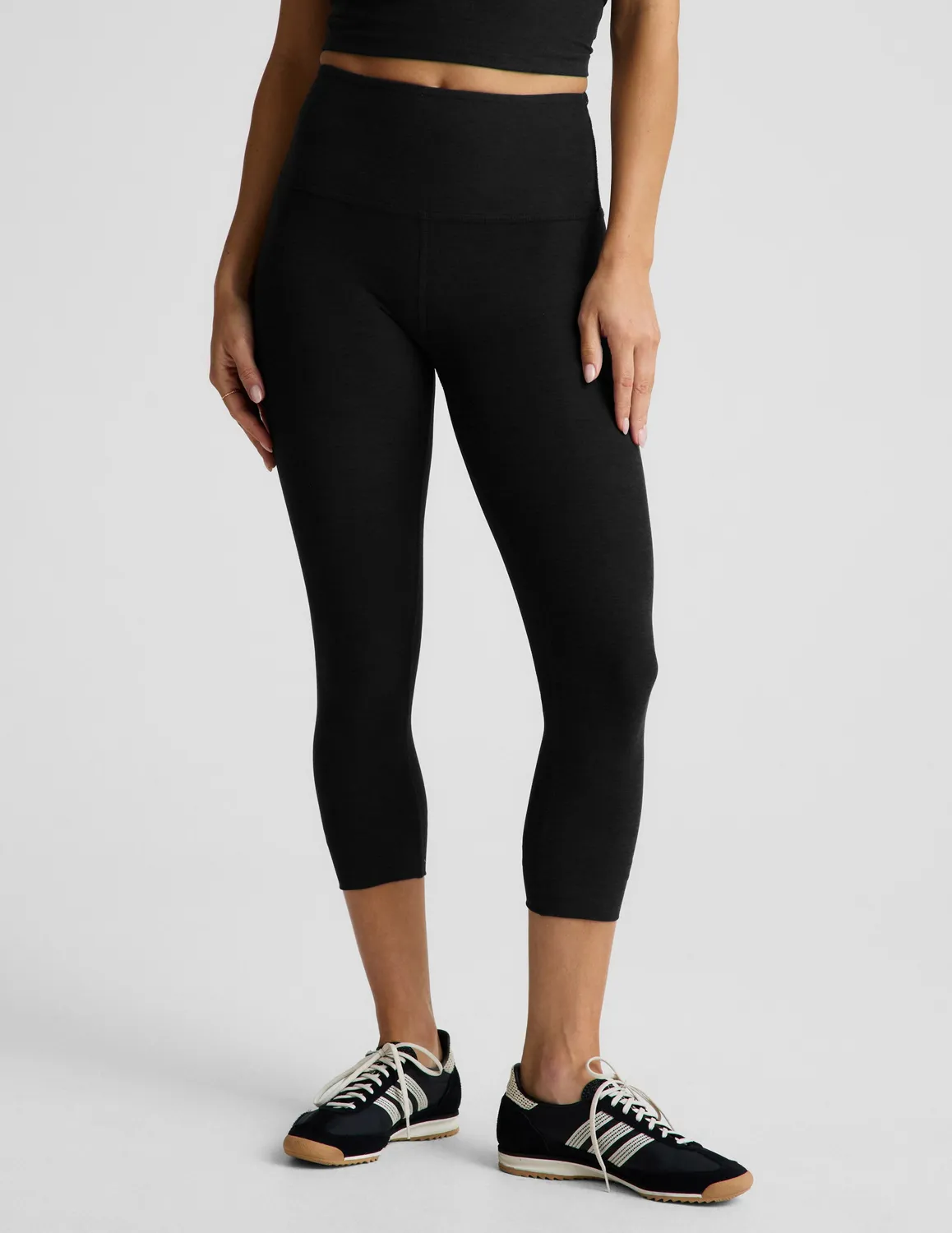 Beyond Yoga Spacedye Walk And Talk 20.5 capri-leggings Darkest Night hög midja