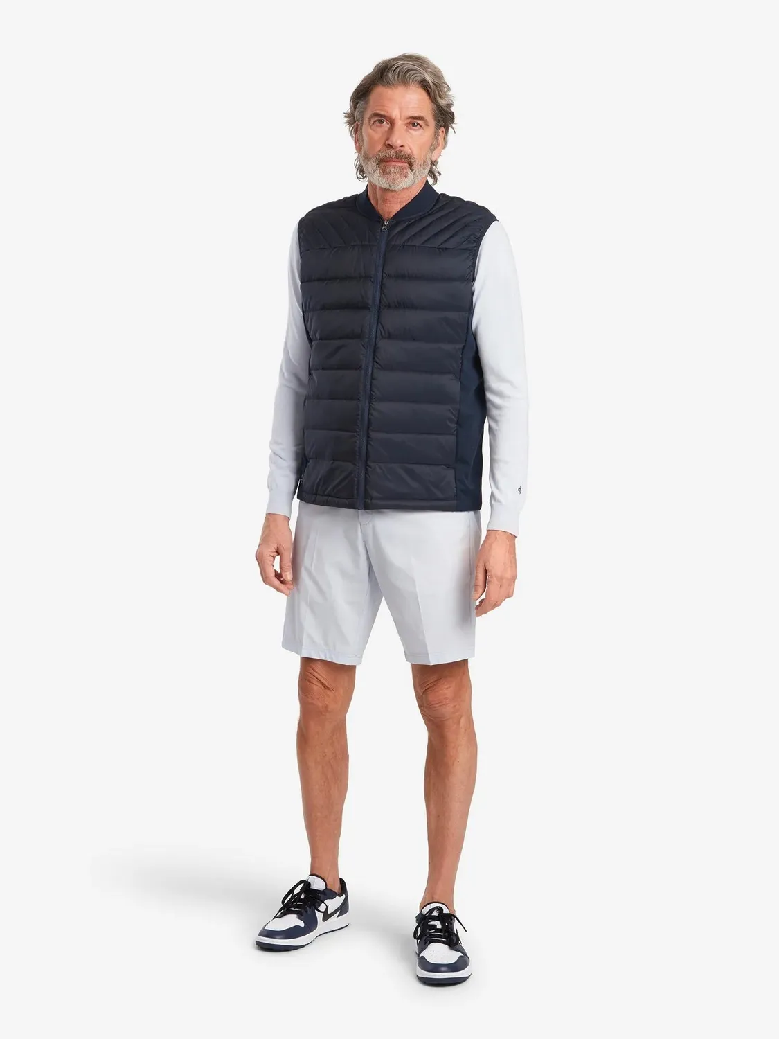CROSS SPORTSWEAR Hybrid golfväst navy herr
