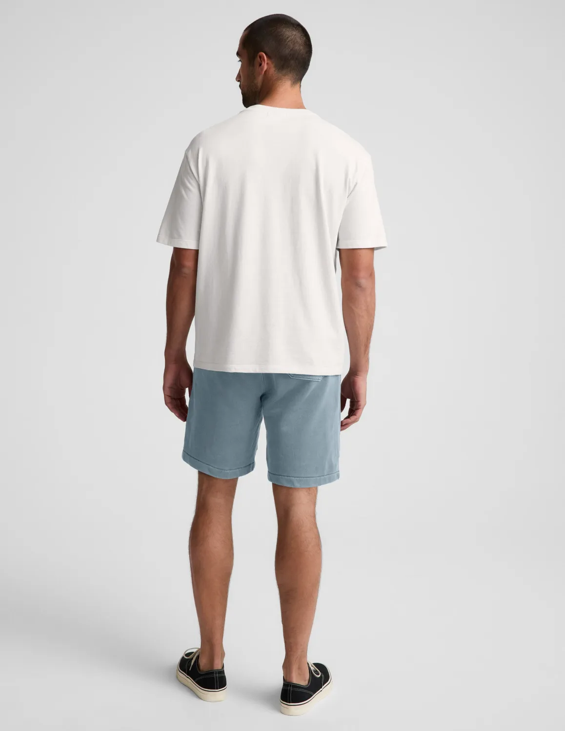 Beyond Yoga Beach Washed Terry herrshorts After Dark Navy bomull