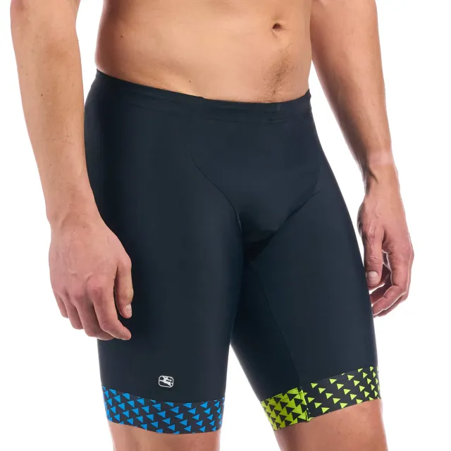 Giordana Vero Pro Tri Short triathlonshorts blå/gul
