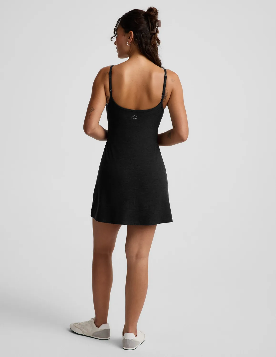 Beyond Yoga Midweight Spacedye Forever Dress klänning Darkest Night mini