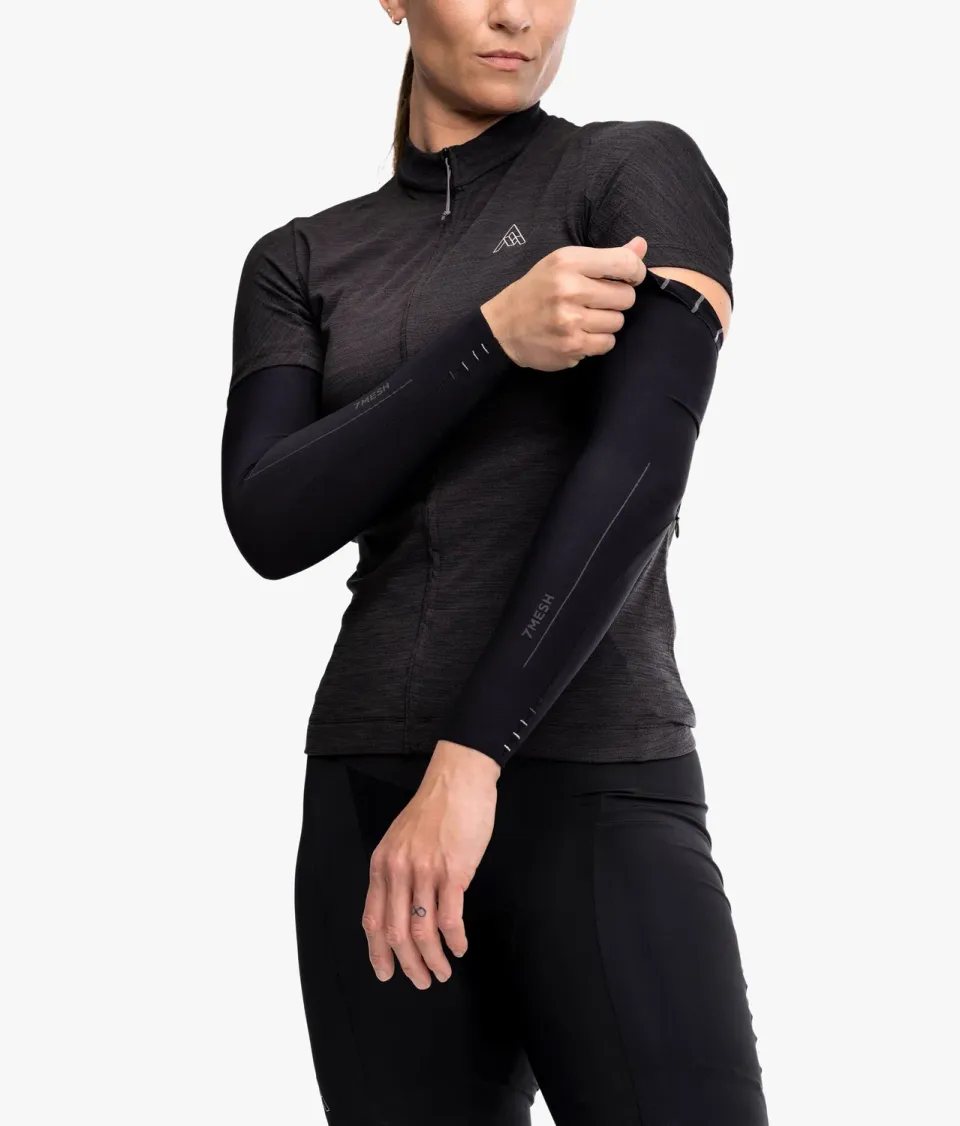 7MESH Colorado Arm Warmer armvärmare svart justerbar