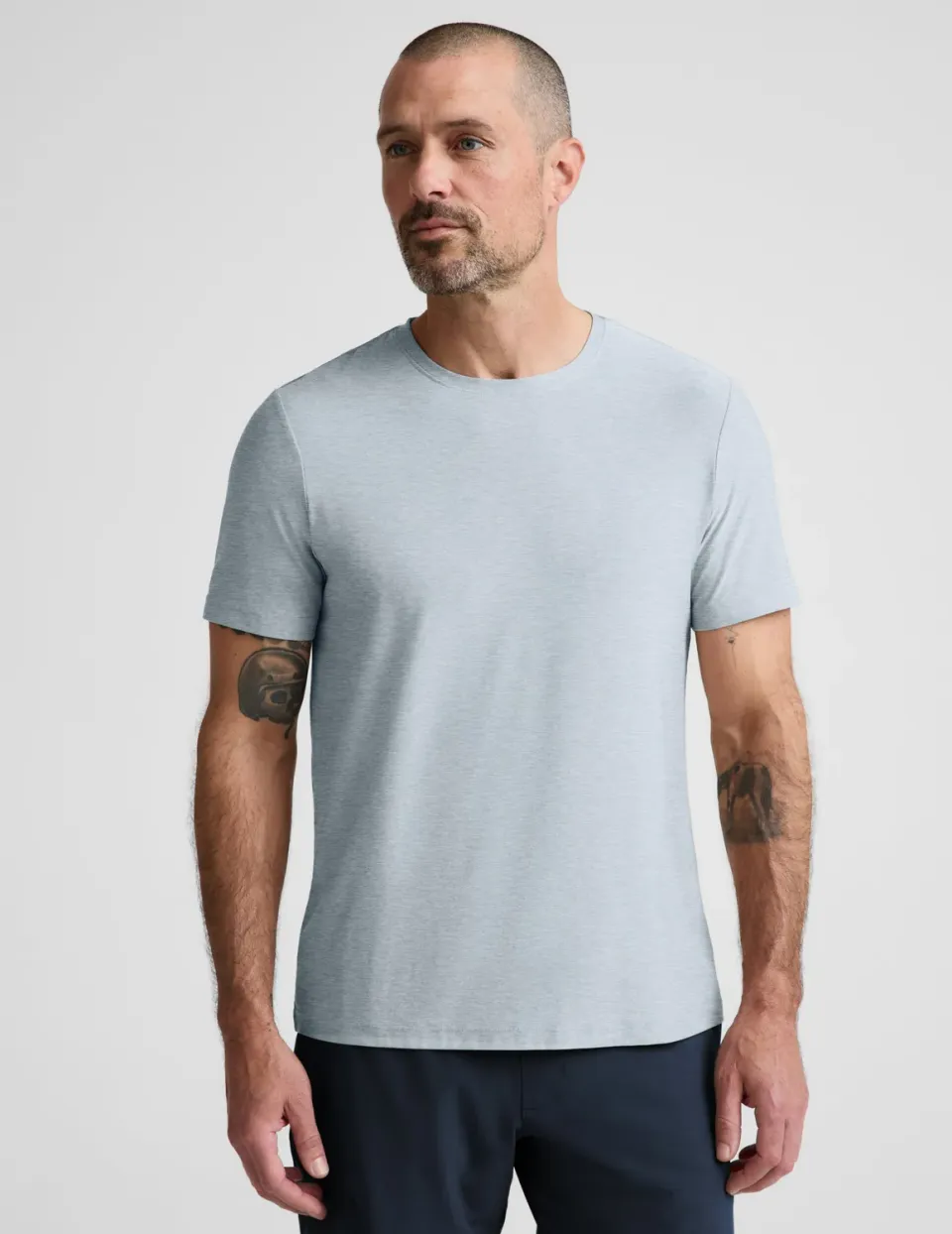 Always Beyond Men's Crew Tee 2.0 t-shirt Cloud Drift ljus
