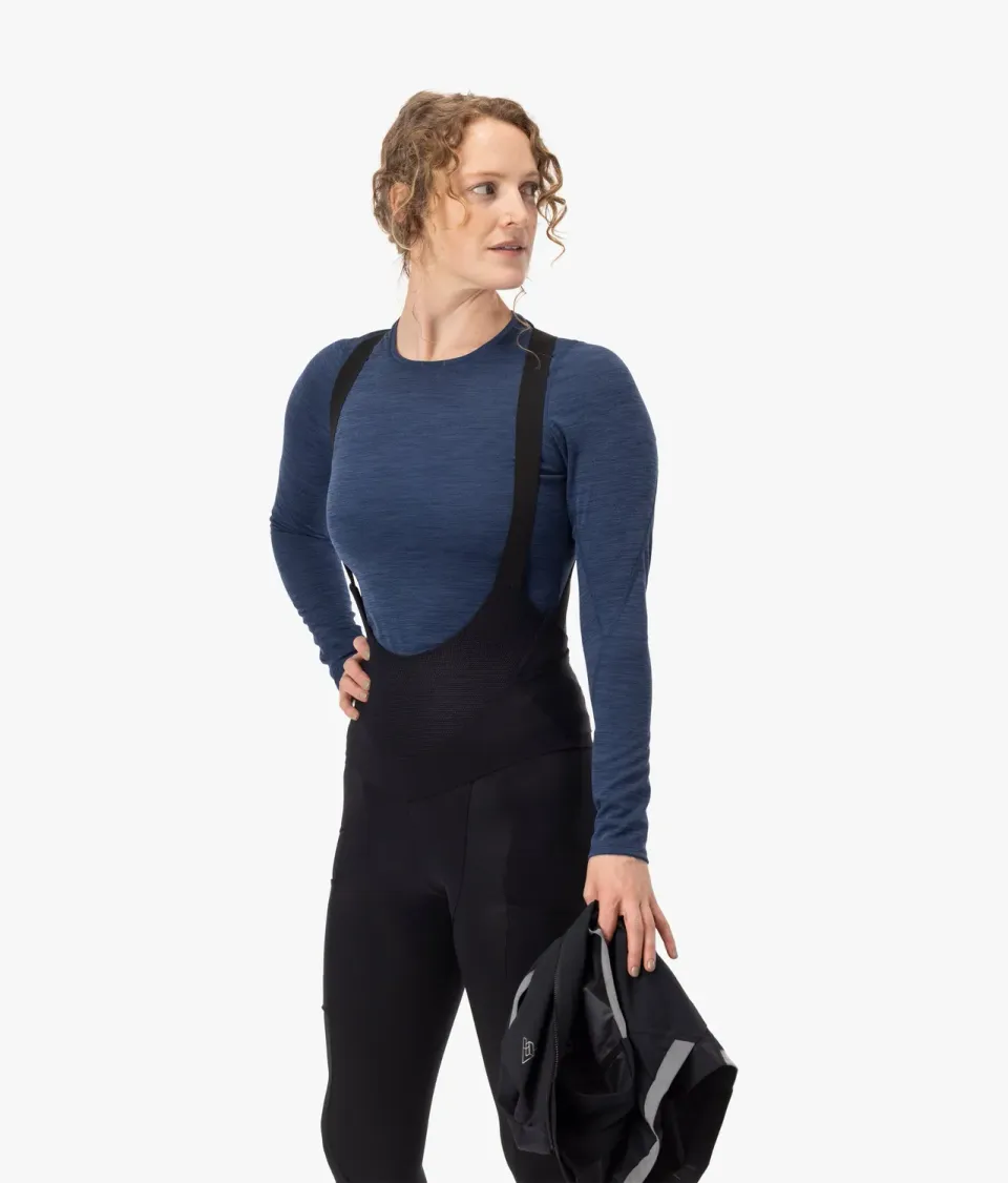 7MESH Horizon Long Sleeve underställströja dam Midnight Blue