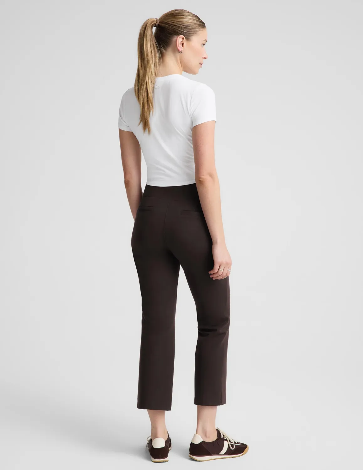 Beyond Yoga Ponte Kick Flare byxor Dark Chocolate ponte