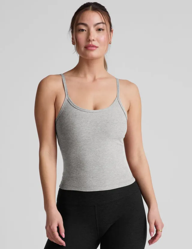 Beyond Yoga Spacedye Forever Tank linne Silver Mist lätt