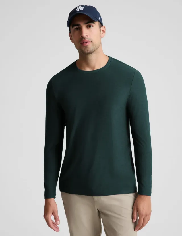 Beyond Yoga Always Beyond Long Sleeve Crew 2.0 tröja Dark Ivy