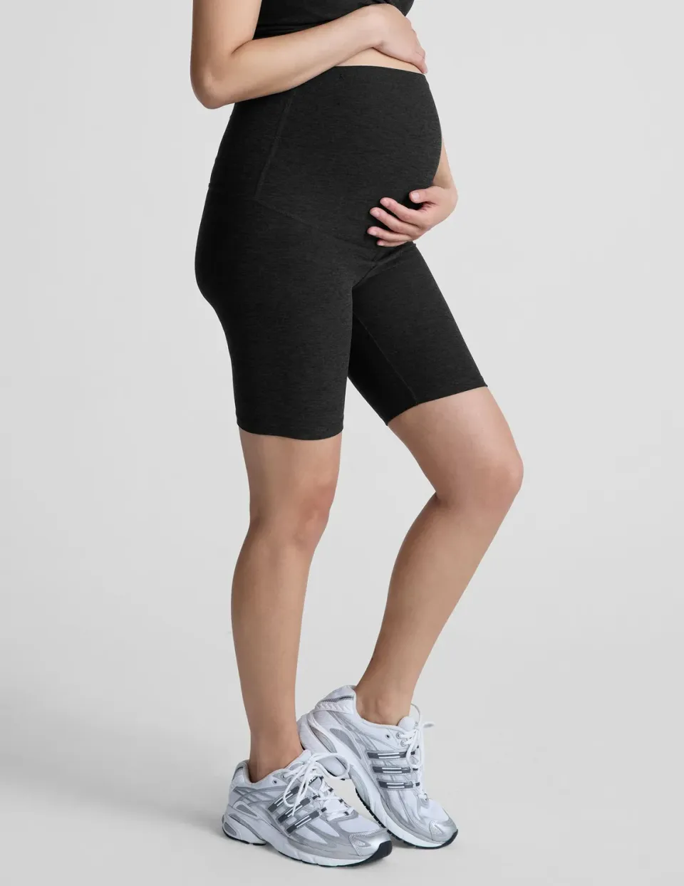 Beyond Yoga Spacedye Cruiser Maternity cykelbyxa Darkest Night