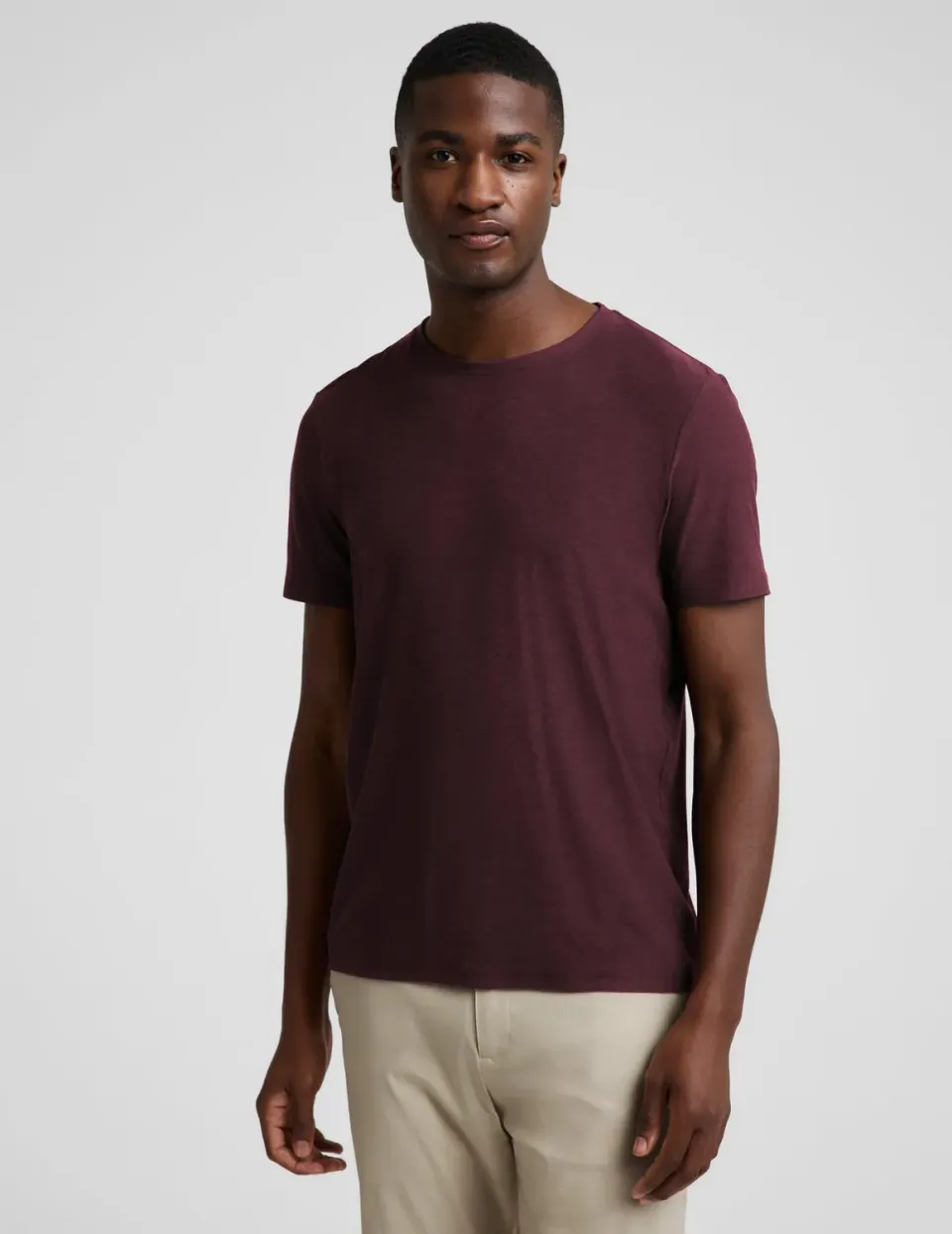 Always Beyond Men's Crew Tee 2.0 t-shirt Cabernet melerad