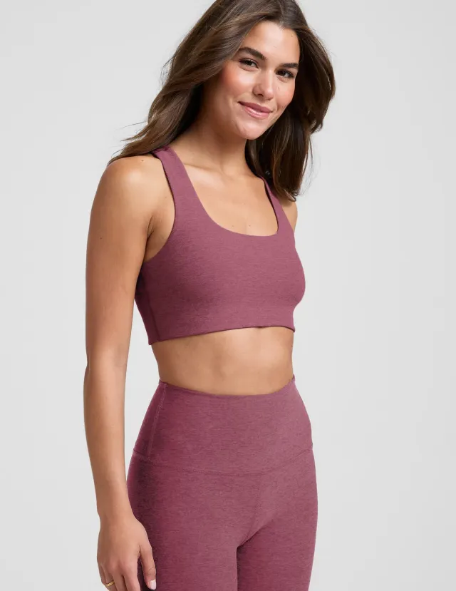 Beyond Yoga Spacedye Simplicity Long Line Bra 2.0 sportbh Smooth Mauve lång
