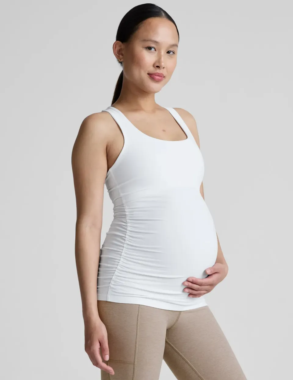 Beyond Yoga Spacedye Bases Covered mammalinne vitt inbyggd BH