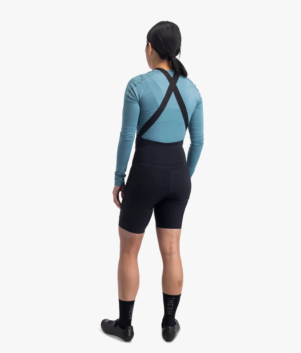 7MESH WK3 Cargo Bib Short cykelbyxor Black med fickor