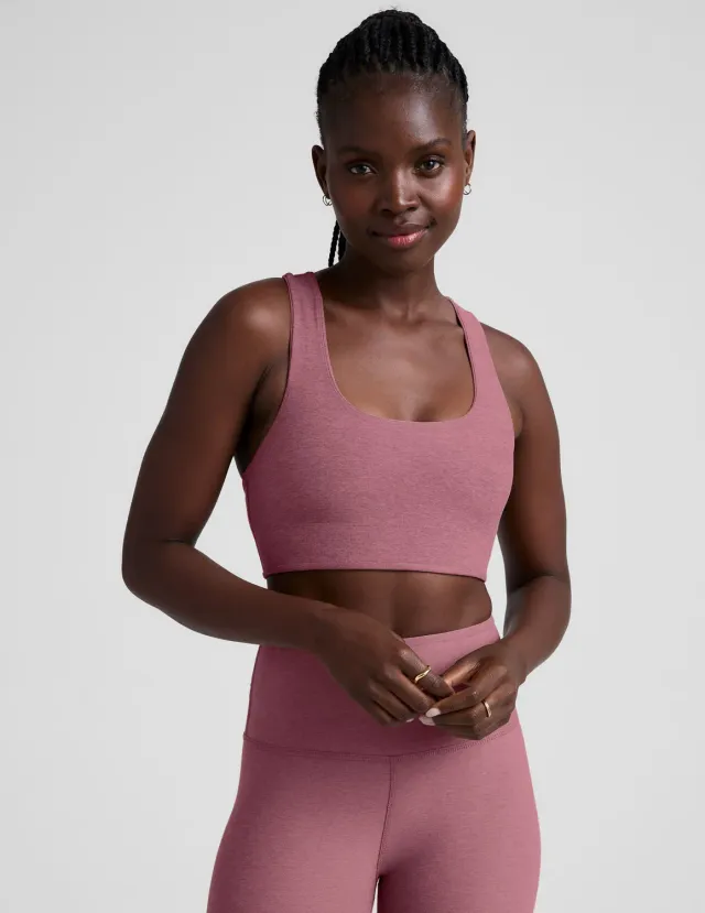 Beyond Yoga Spacedye Simplicity Long Line Bra 2.0 sportbh Orchid Blossom rosa