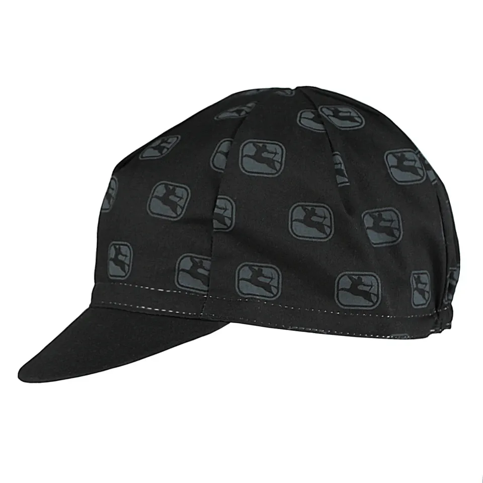Giordana Sagittarius cykelkeps svart bomullsmix