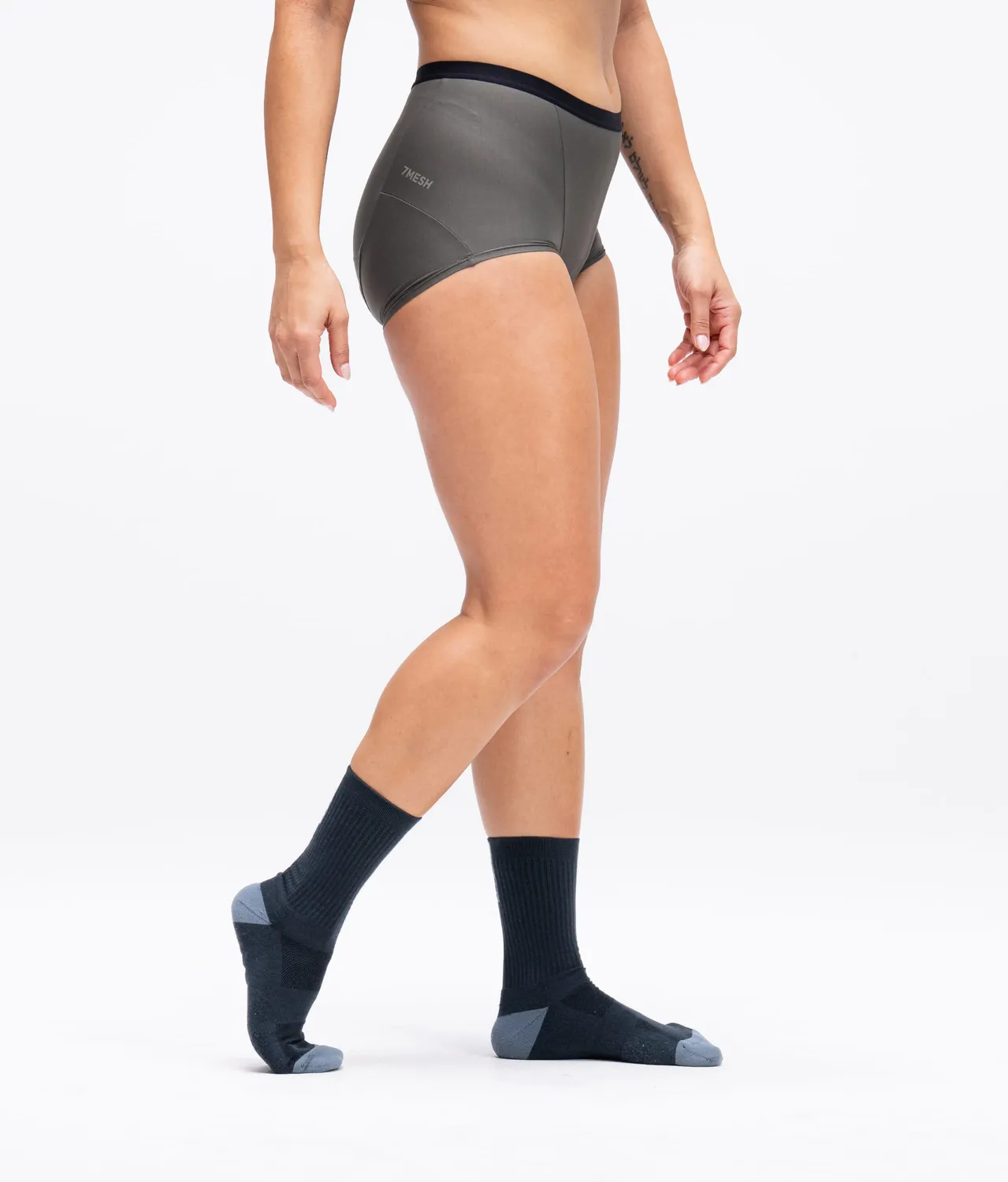 7MESH Foundation Boxer Brief cykeltrosor Dark Shadow luftiga