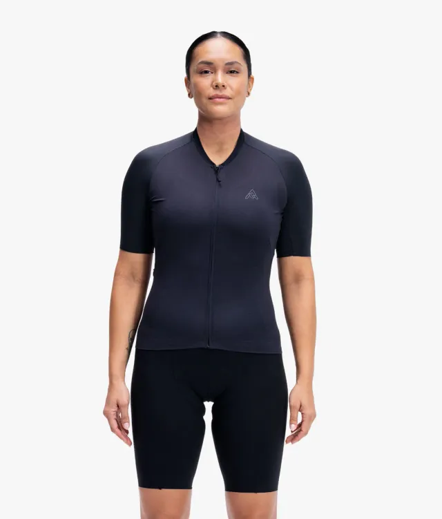7MESH Pace dam cykeltröja svart – kort ärm