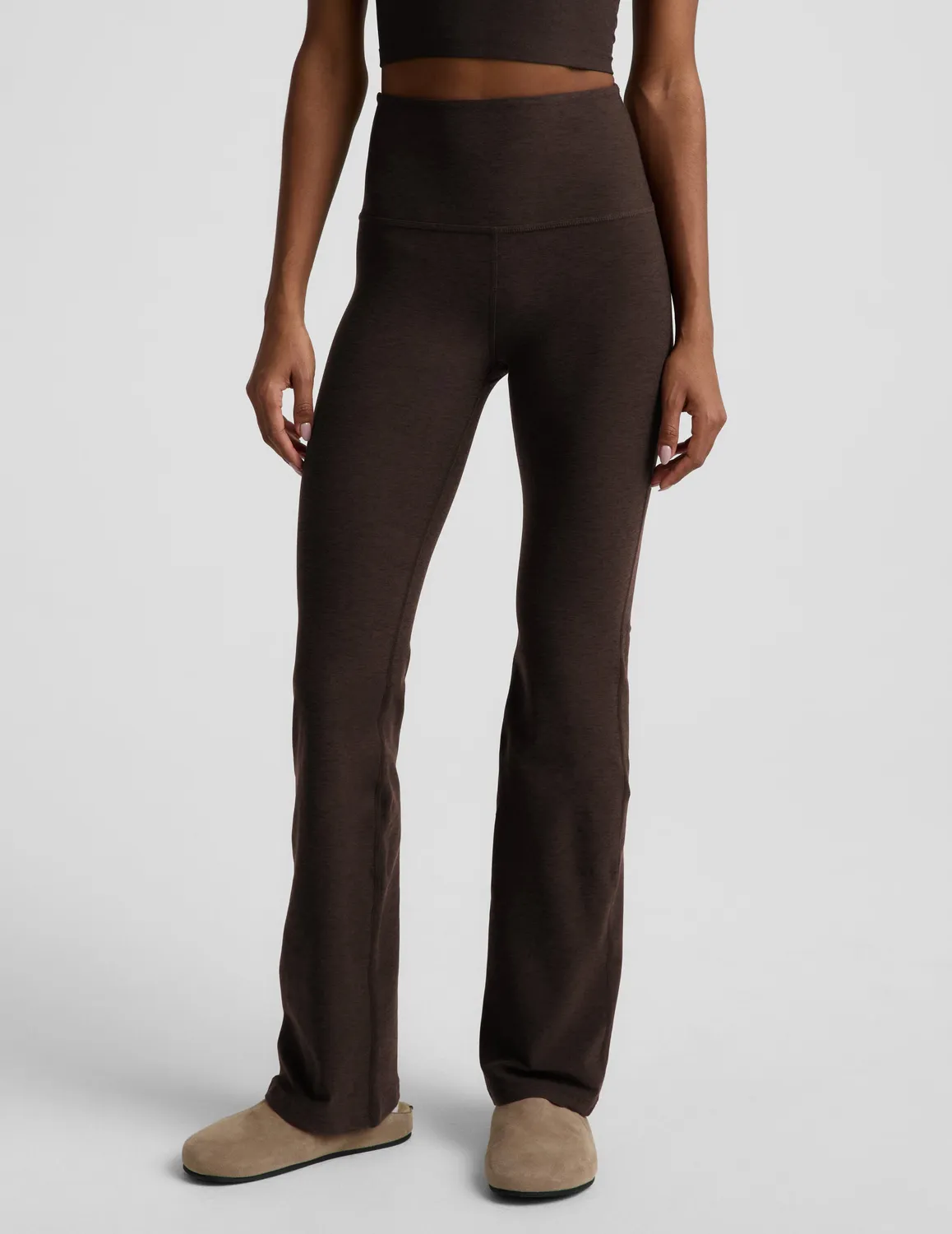 Beyond Yoga Spacedye Practice 31" Bootcut byxor Dark Chocolate