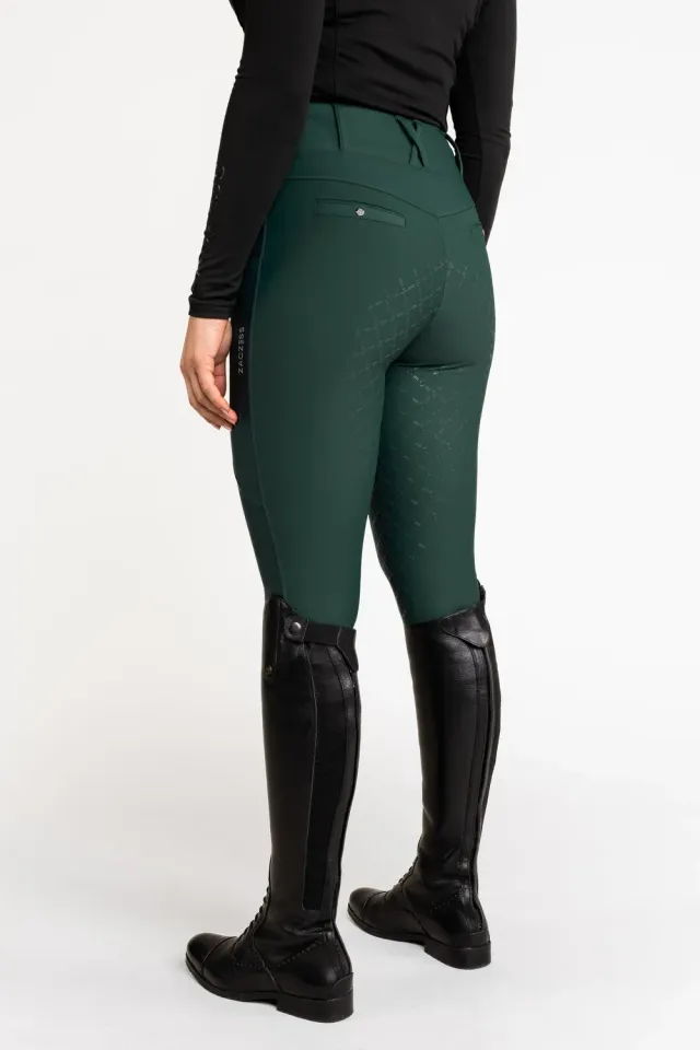 ZacZess London Hybrid ridleggings pine hög midja