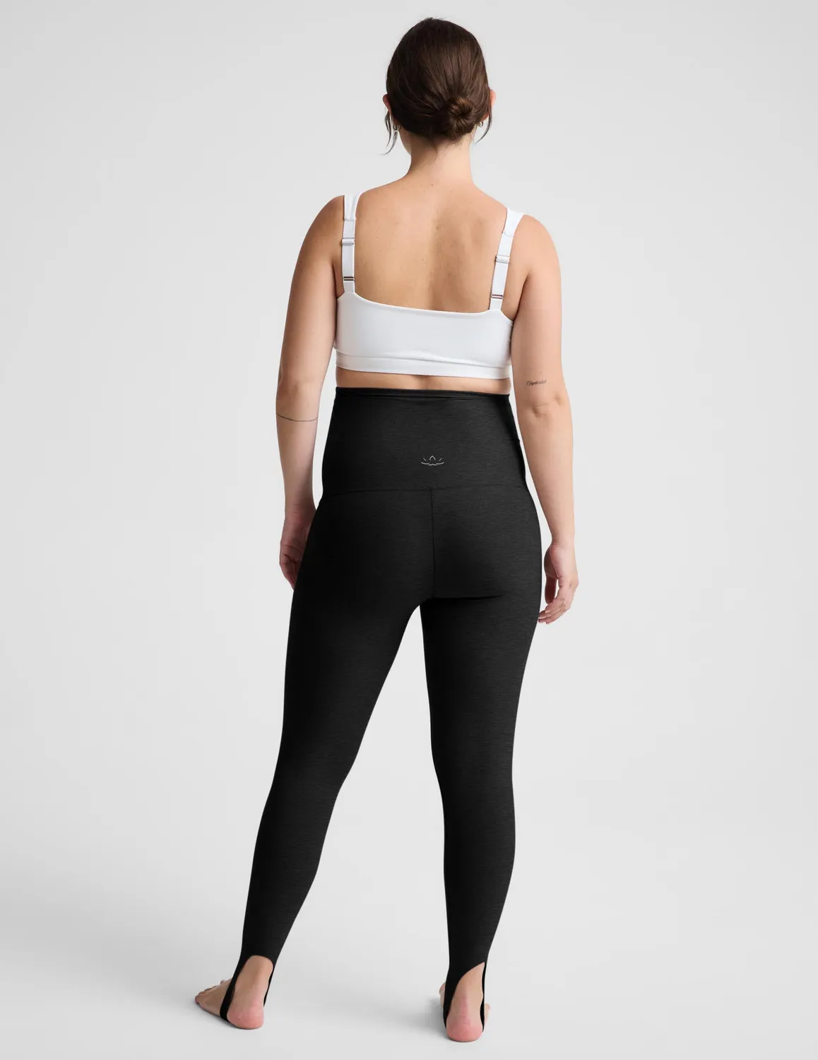 Beyond Yoga Spacedye Maternity Stirrup Leggings Darkest Night gravid