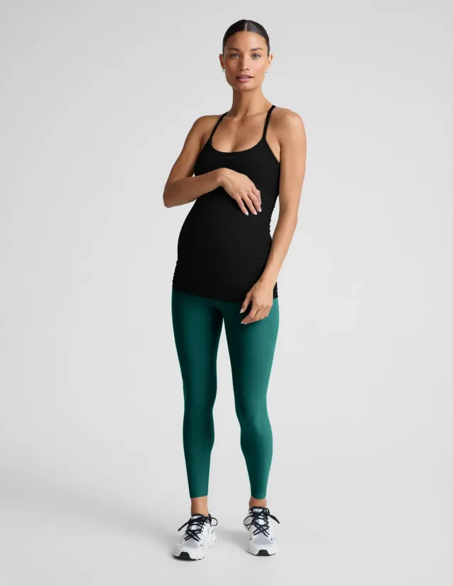 Beyond Yoga Spacedye Love the Bump mammaleggings Teal Sea midi