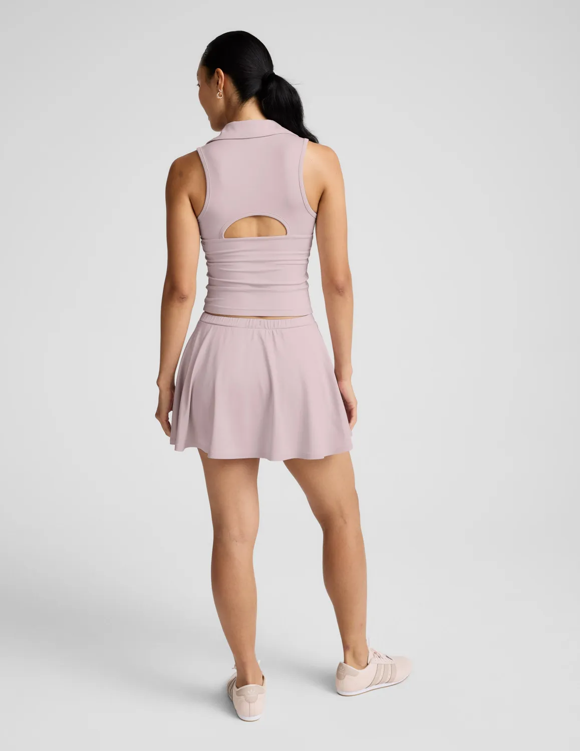 Beyond Yoga Sport Active Drawcord Mini Skirt kjol Blush Blooms blommig