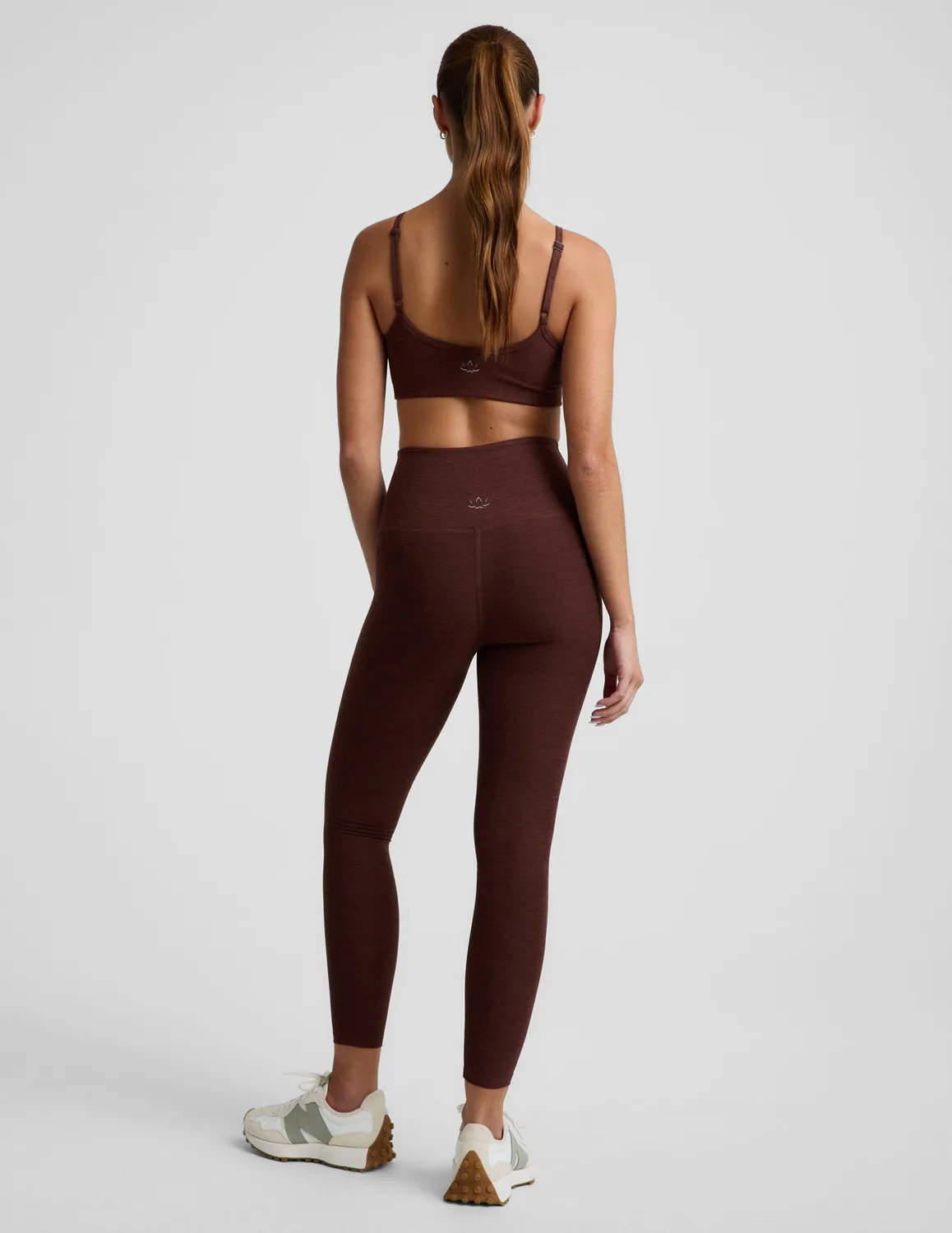 Beyond Yoga Spacedye Caught In The Midi High Waisted leggings Mocha mjuk