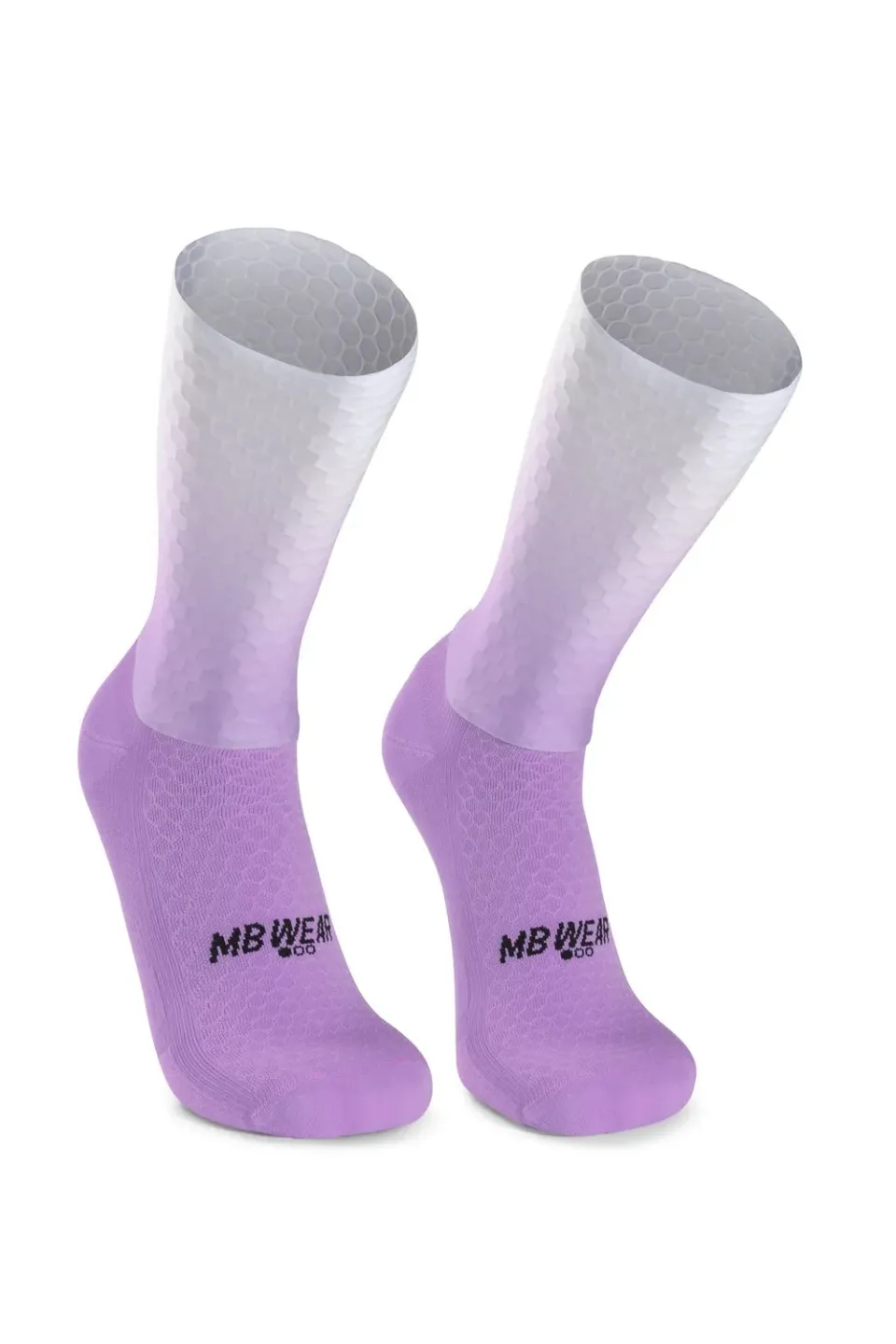 MB Wear Aero Race Cykelstrumpor White L/XL H21 aero