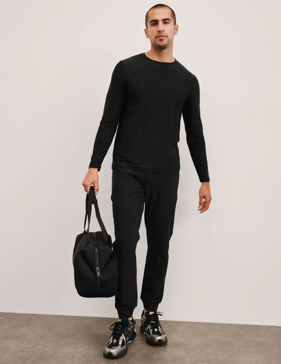 Beyond Yoga Spacedye Freefit joggerbyxor darkest night slim fit