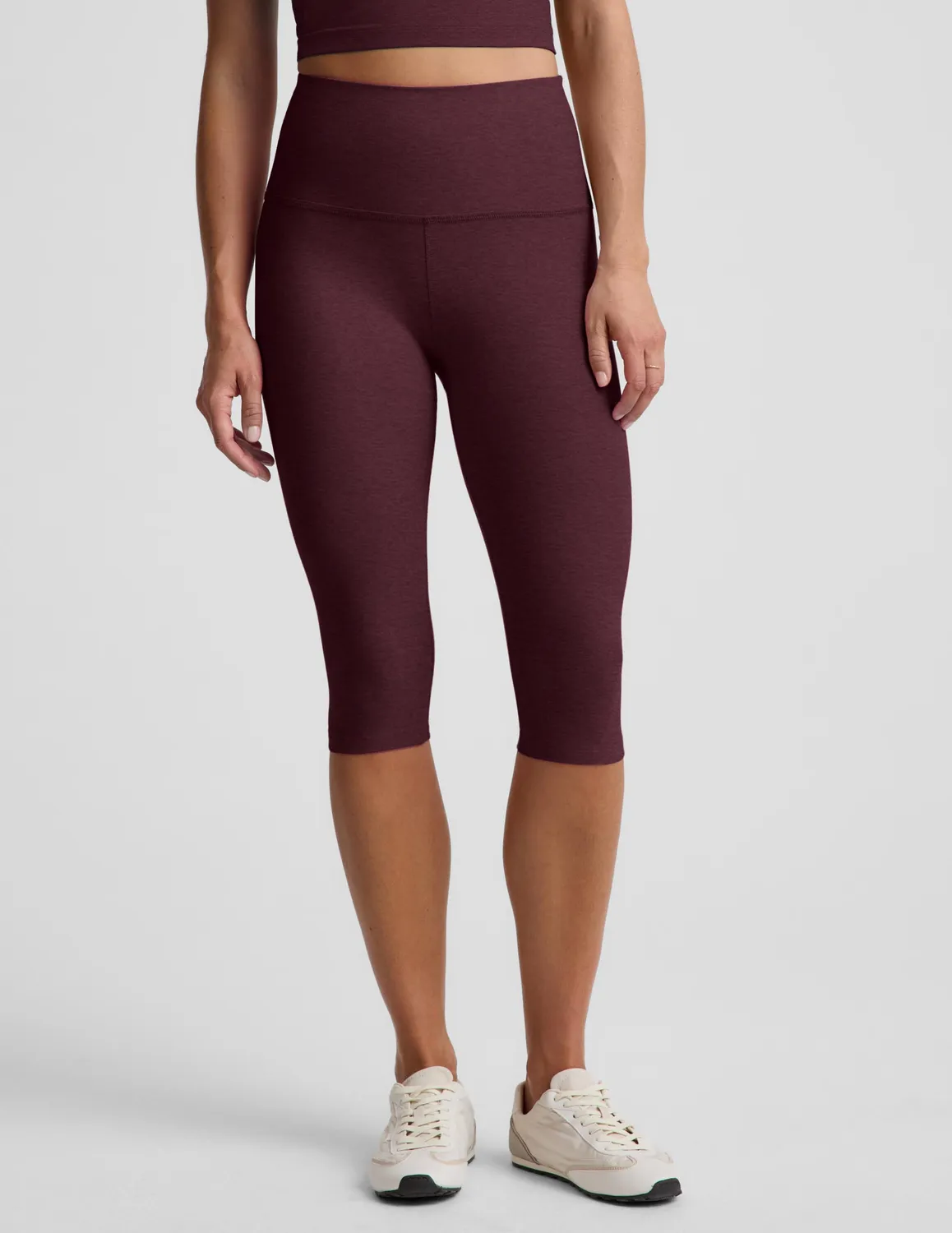 Beyond Yoga Spacedye Pedal Pusher capri Cabernet hög midja