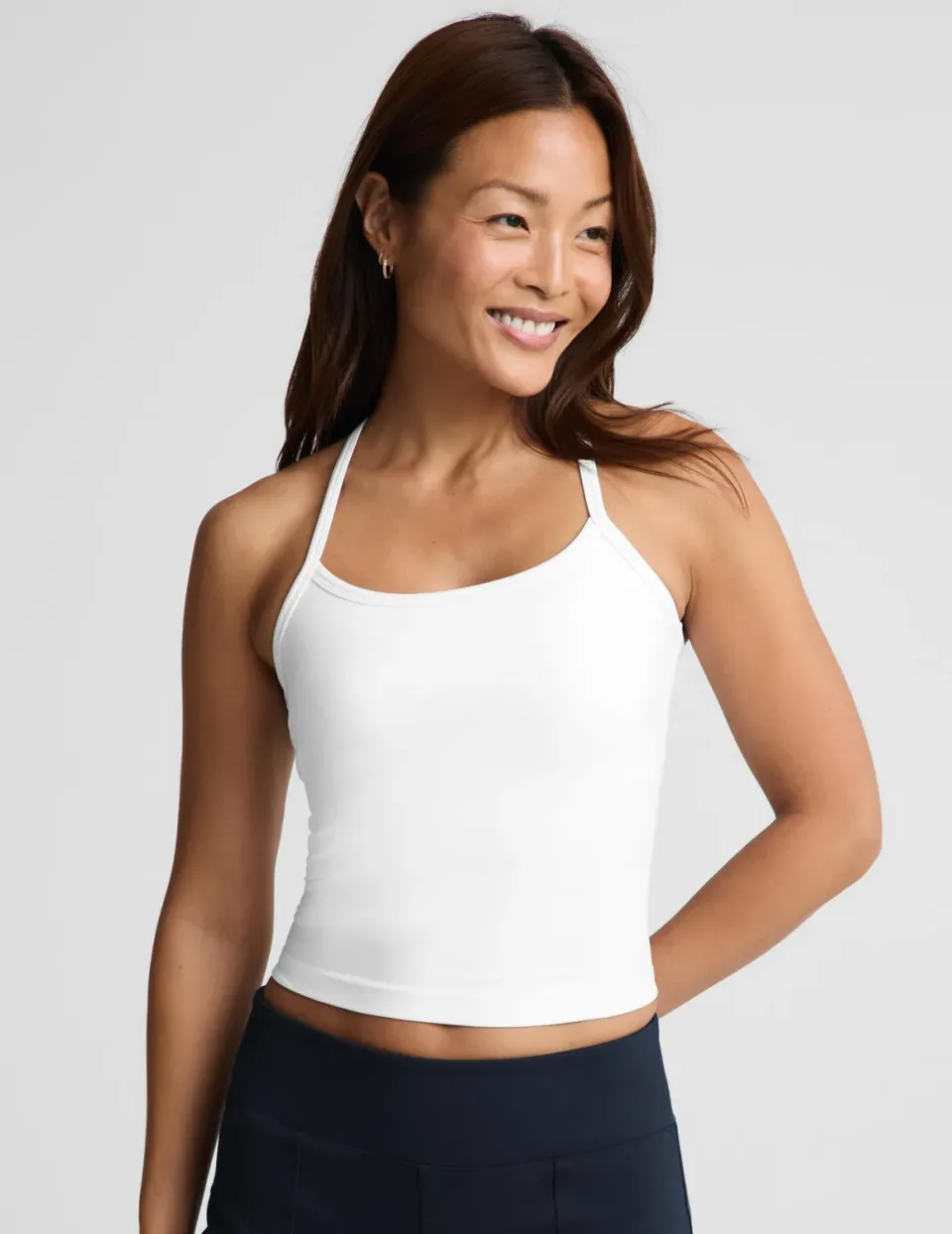 Beyond Yoga Spacedye Slim Racerback Midway linne Cloud White