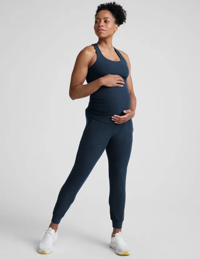 Beyond Yoga Spacedye Beyond the Bump jogger Nocturnal Navy