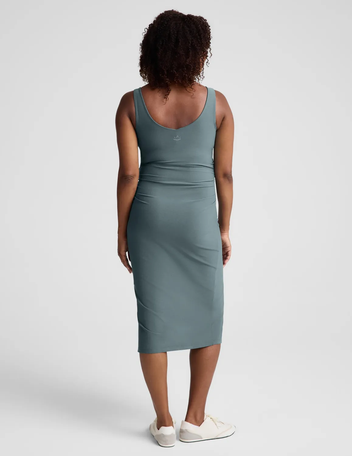 Beyond Yoga Spacedye Inspire Maternity Midi mammaklänning grå