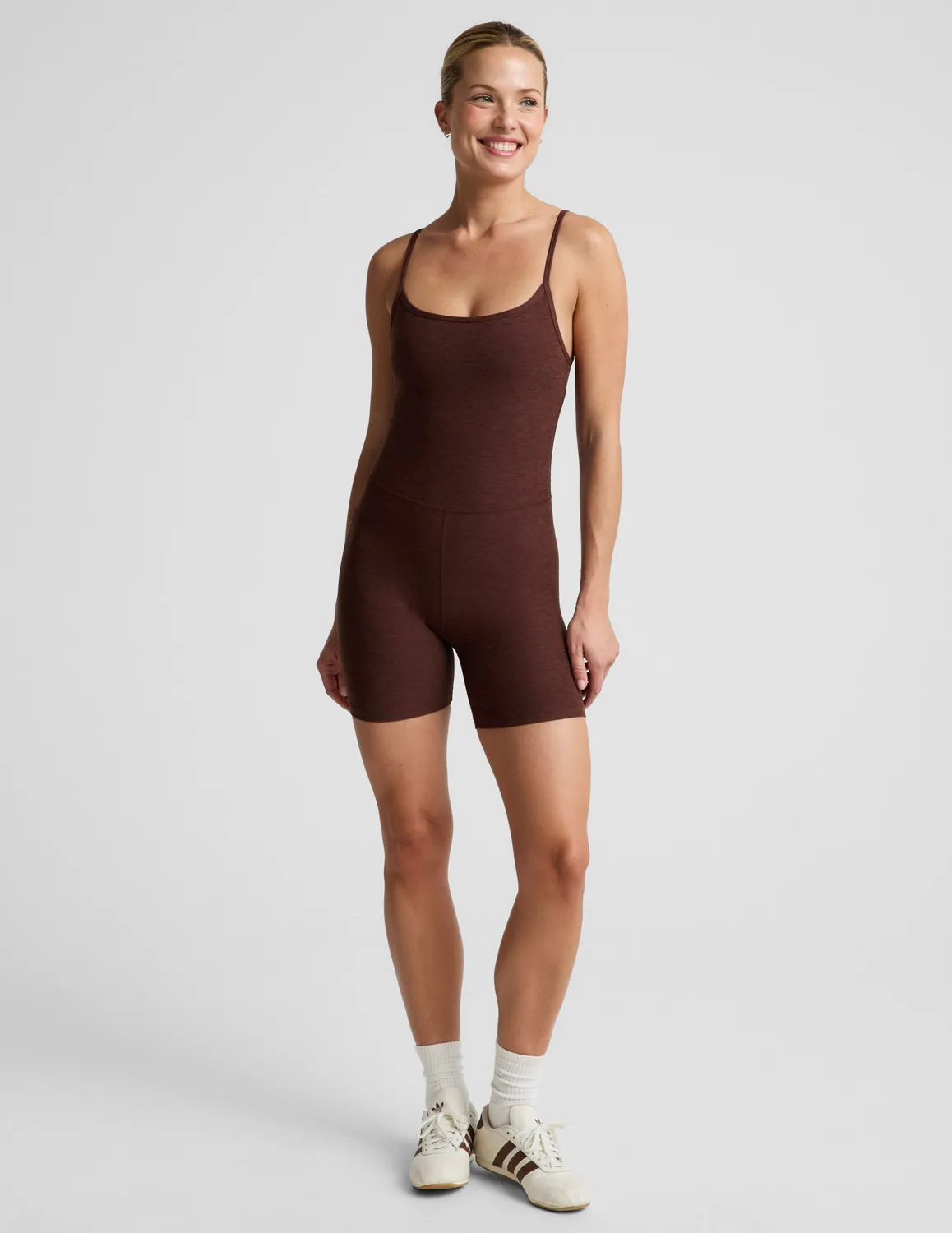 Beyond Yoga Spacedye Keep Pace jumpsuit Iced Mocha BH